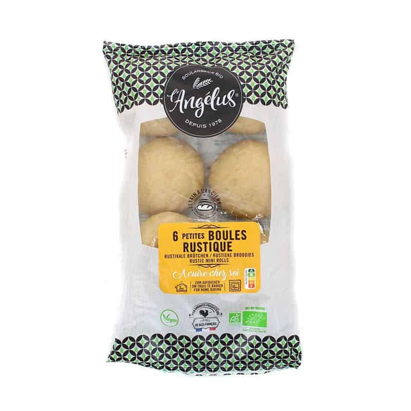 6 petites boules rustiques 360g   dans votre magasin bio en ligne Etiketbio.eu