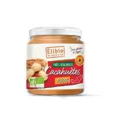 PUREE DE CACAHUETE 250G | ELIBIO | Acheter sur EtiketBio.eu