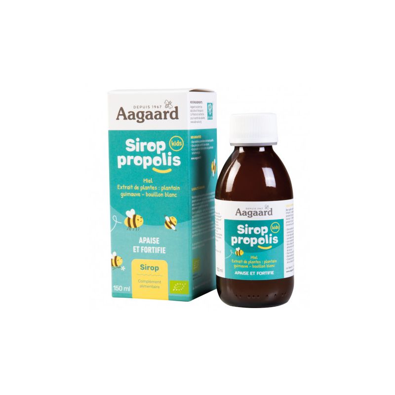 Sirop propolis kids 150 ml Aagaard  dans votre magasin bio en ligne Etiketbio.eu