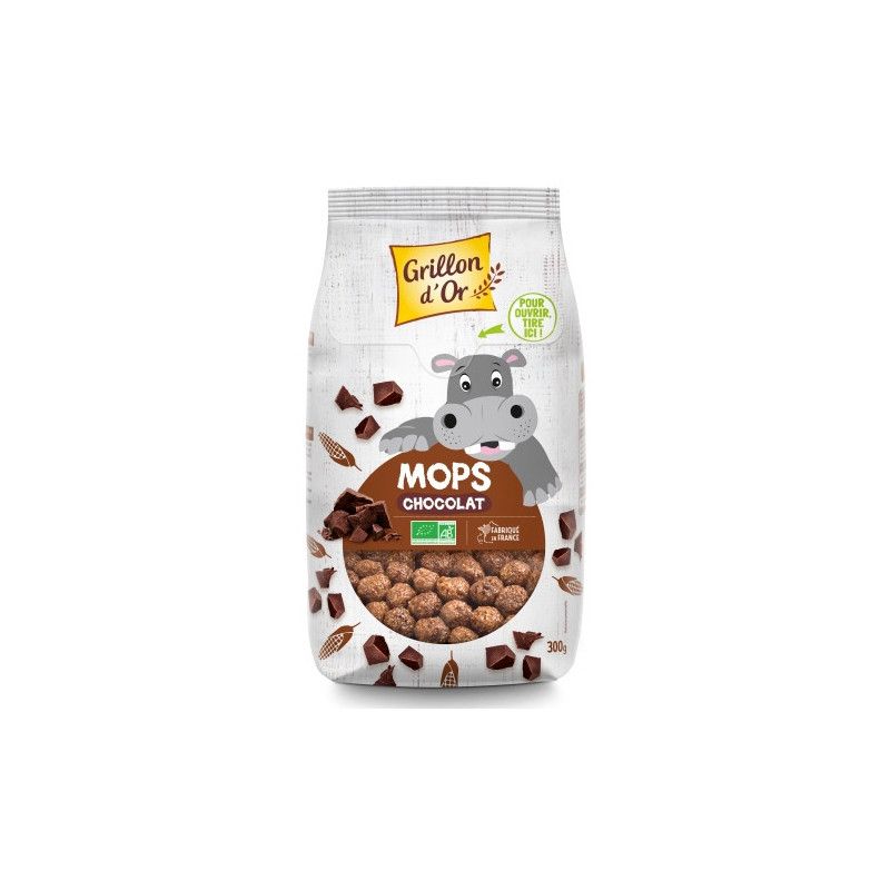 MOPS CHOCOLAT 300G | GRILLON D'OR | Acheter sur EtiketBio.eu