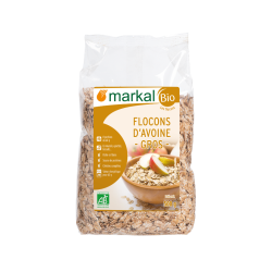 FLOCONS AVOINE GROS 500G MARKAL dans votre magasin bio en ligne Etiketbio.eu