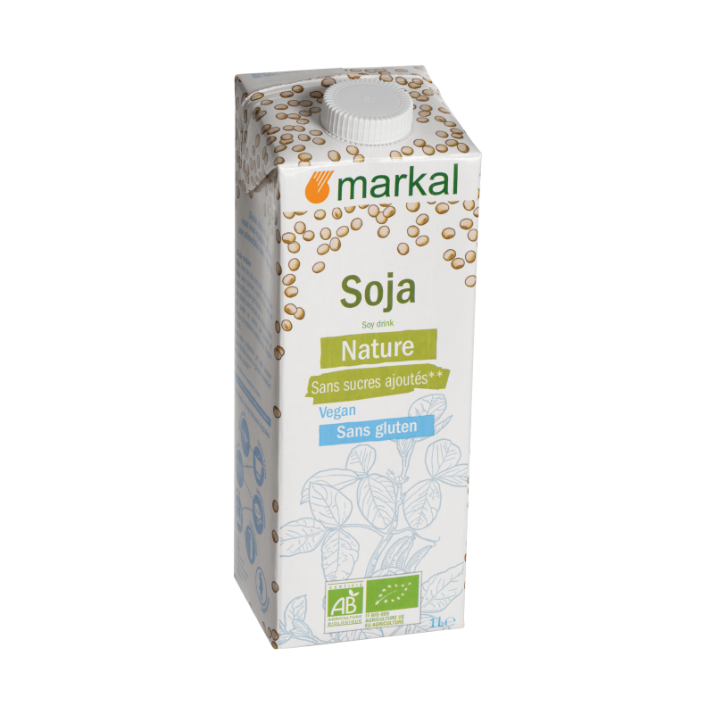 BOISSON SOJA NATURE 1L | MARKAL | Acheter sur EtiketBio.eu