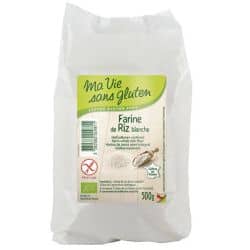 FARINE DE RIZ BLANC 500GR Ma Vie Sans Gluten  dans votre magasin bio en ligne Etiketbio.eu