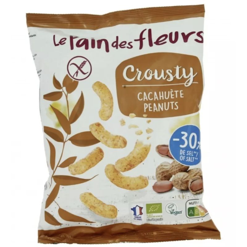 Crousty cacahuete 75gr Le Pain des Fleurs dans votre magasin bio en ligne Etiketbio.eu Crousty cacahuete 75gr Le Pain des Fleurs dans votre magasin bio en ligne Etiketbio.eu