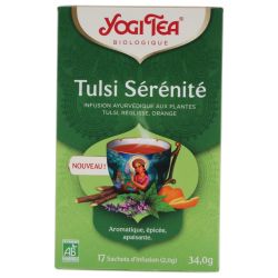 YOGI TEA TULSI SERENITE 17SCH | YOGI TEA | Acheter sur EtiketBio.eu