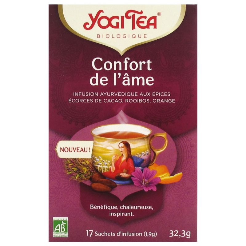 YOGI TEA CONFORT DE L'AME 17SCH YOGI TEA  dans votre magasin bio en ligne Etiketbio.eu