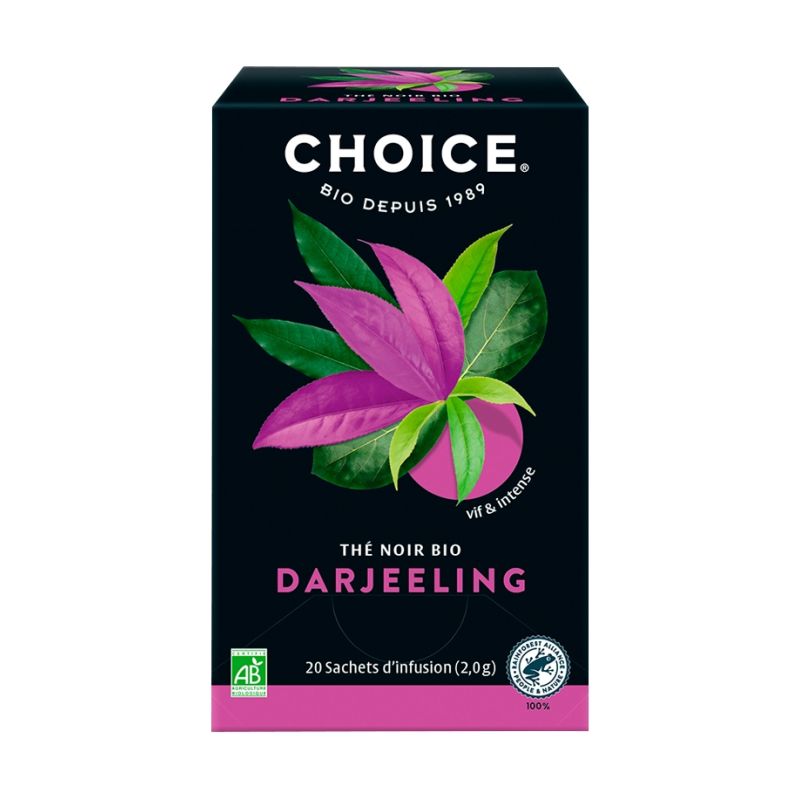 THE NOIR DARJEELING 20SACHETS | CHOICE | Acheter sur EtiketBio.eu