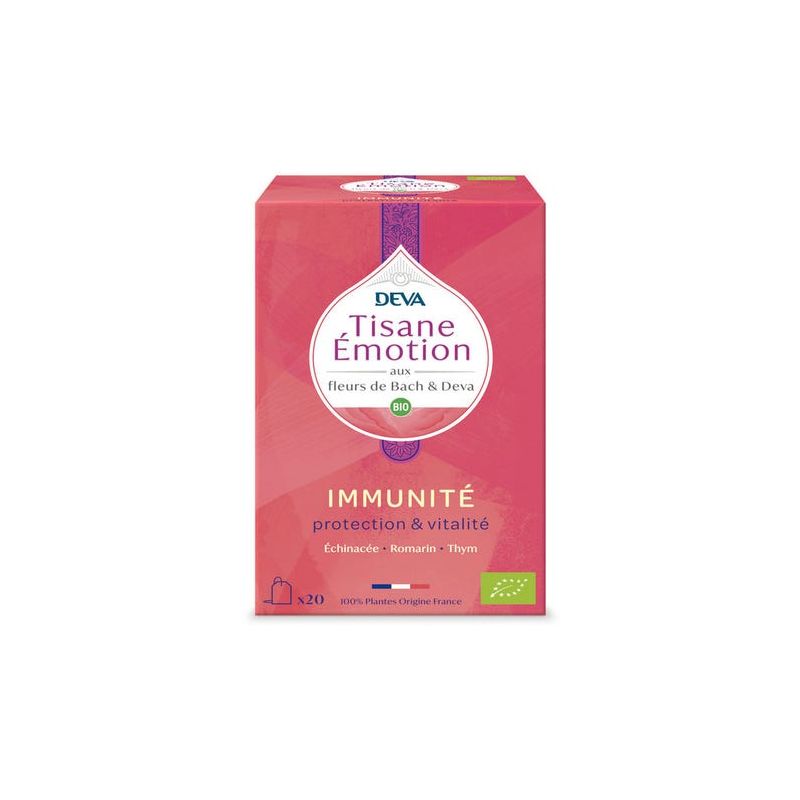 Tisane emotion immunite 20sachets Deva Tisanes  dans votre magasin bio en ligne Etiketbio.eu