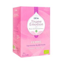 Tisane emotion femme 20sachets Deva Tisanes  dans votre magasin bio en ligne Etiketbio.eu