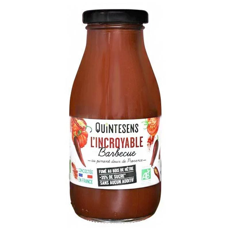 Quintesens sauce barbecue 290gr quintesens  dans votre magasin bio en ligne Etiketbio.eu