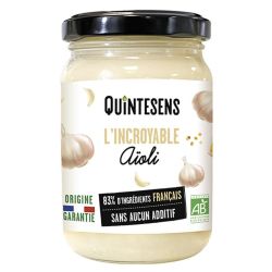 Quintesens aioli 180gr quintesens  dans votre magasin bio en ligne Etiketbio.eu