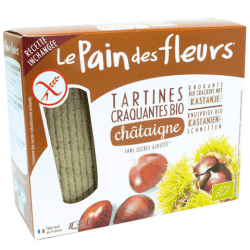 TARTINES A LA CHATAIGNE (150G) LE PAIN DES FLEURS Le Pain des Fleurs  dans votre magasin bio en ligne Etiketbio.eu