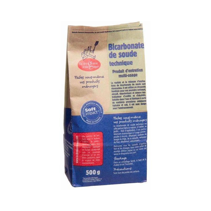Bicarbonate soude 500g cc La Droguerie Écologique  dans votre magasin bio en ligne Etiketbio.eu