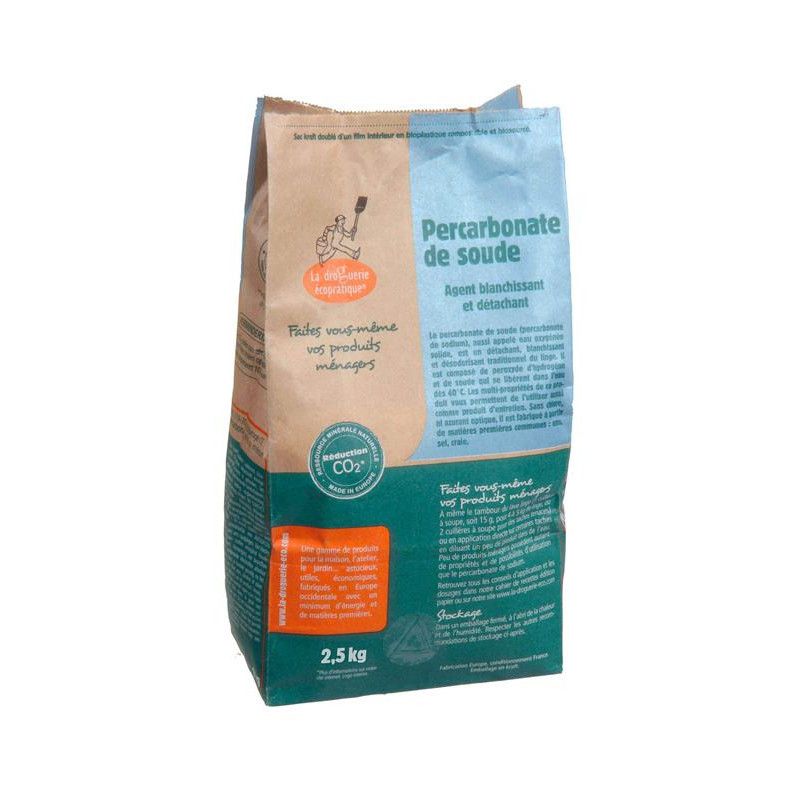PERCARBONATE DE SOUDE 2.5KG LA DROGERIE ECOLOGIQUE  dans votre magasin bio en ligne Etiketbio.eu
