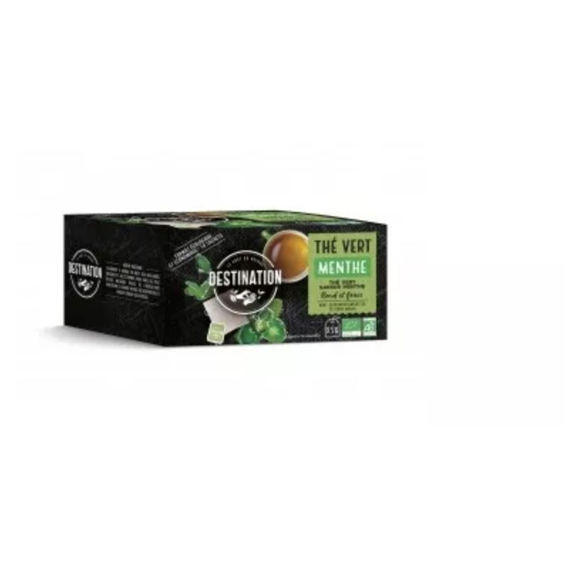 The vert menthe x50 sachet Destination  dans votre magasin bio en ligne Etiketbio.eu The vert menthe x50 sachet Destination  dans votre magasin bio en ligne Etiketbio.eu