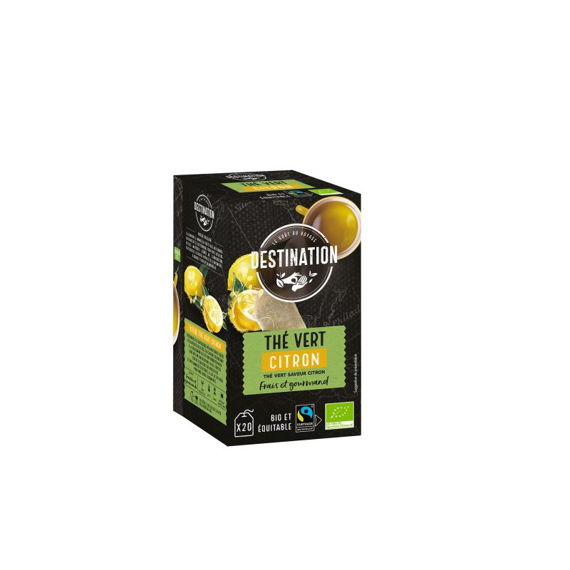 THE VERT CITRON BIO INF 20X1.75G | DESTINATION | Acheter sur Etiket...