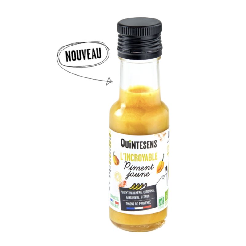 L'INCROYABLE PIMENT JAUNE 110ML quintesens dans votre magasin bio en ligne Etiketbio.eu L'INCROYABLE PIMENT JAUNE 110ML quintesens dans votre magasin bio en ligne Etiketbio.eu