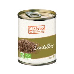 LENTILLES 240GR POIDS NET ELIBIO  dans votre magasin bio en ligne Etiketbio.eu