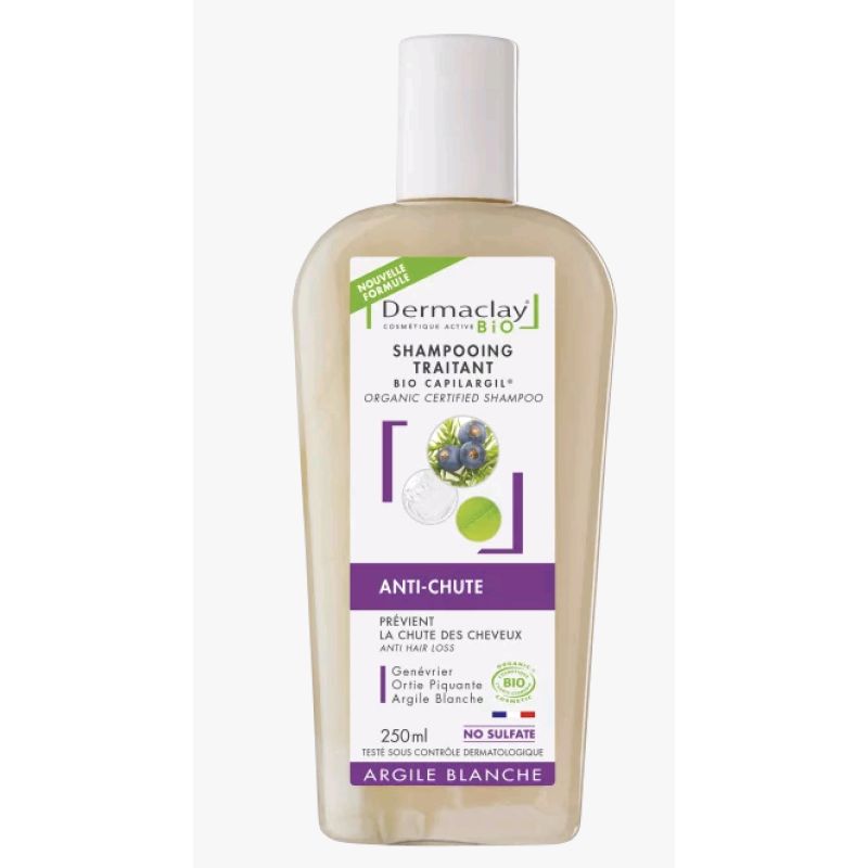 SHAMPOOING ANTI CHUTE 250ML | DERMACLAY | Acheter sur EtiketBio.eu