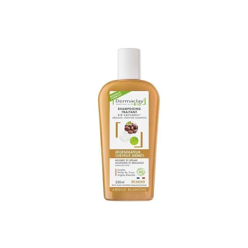 Shampooing bio regenerateur 250ml Dermaclay dans votre magasin bio en ligne Etiketbio.eu Shampooing bio regenerateur 250ml Dermaclay dans votre magasin bio en ligne Etiketbio.eu