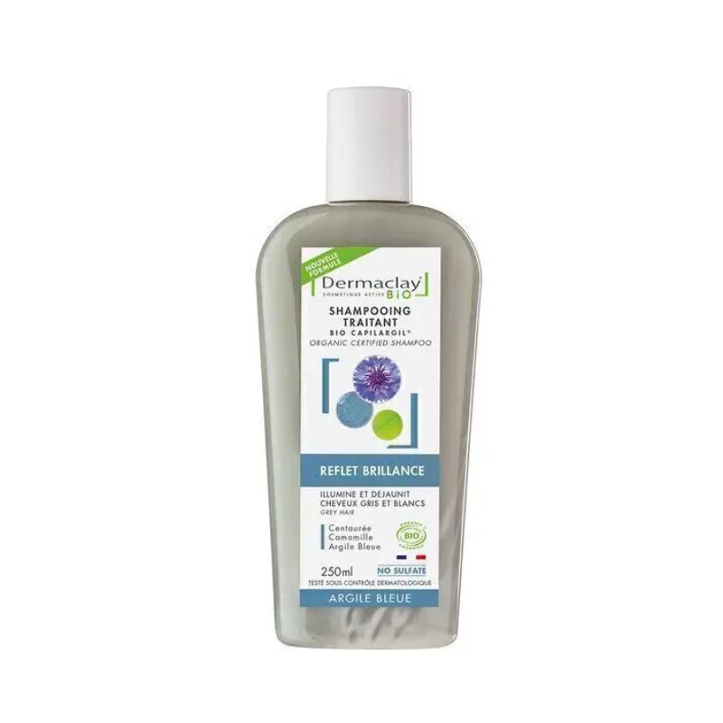 Shampooing bio reflet et brillance 250ml Dermaclay dans votre magasin bio en ligne Etiketbio.eu Shampooing bio reflet et brillance 250ml Dermaclay dans votre magasin bio en ligne Etiketbio.eu