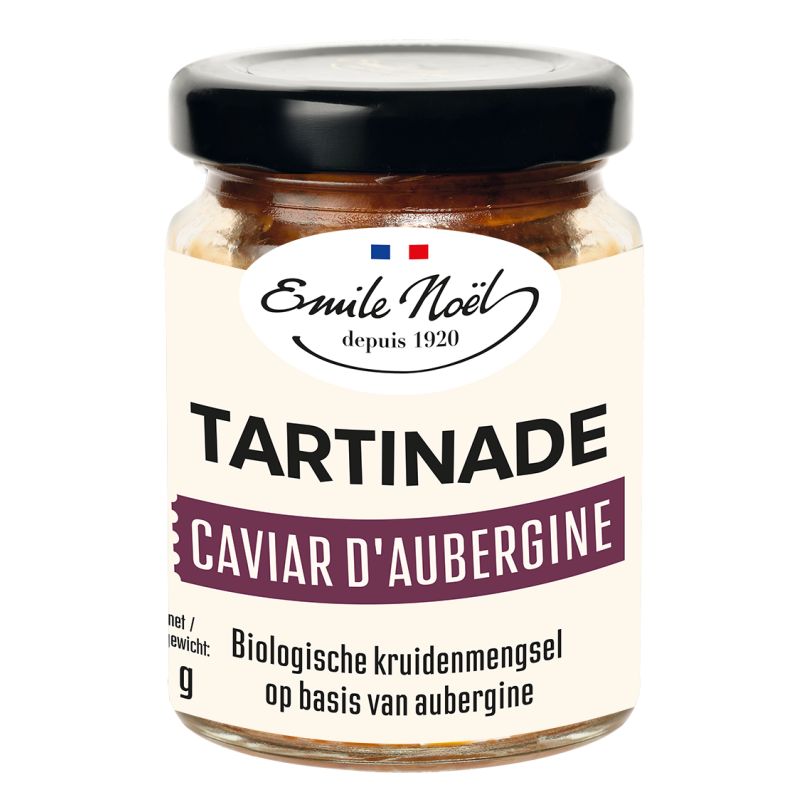 CAVIAR D'AUBERGINE 90G | EMILE NOEL | Acheter sur EtiketBio.eu