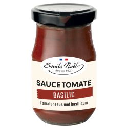 SAUCE TOMATE BASILIC 190G | EMILE NOEL | Acheter sur EtiketBio.eu