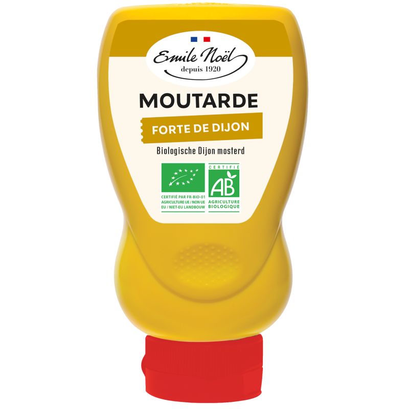Moutarde forte de dijon squeeze 265 grs Emile Noël dans votre magasin bio en ligne Etiketbio.eu Moutarde forte de dijon squeeze 265 grs Emile Noël dans votre magasin bio en ligne Etiketbio.eu