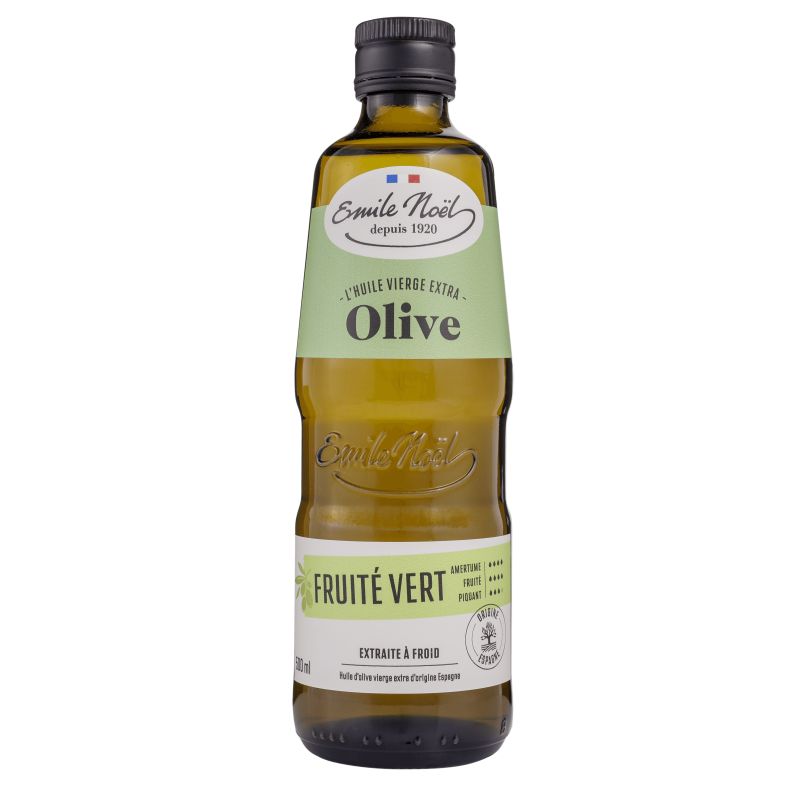 Huile d'olive vierge extra fruite vert 50cl Emile Noël  dans votre magasin bio en ligne Etiketbio.eu