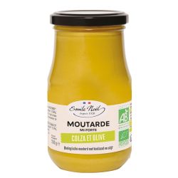 Moutarde mi-forte 350g Emile Noël dans votre magasin bio en ligne Etiketbio.eu