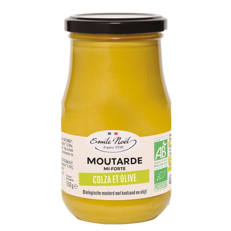 MOUTARDE MI-FORTE 350G | EMILE NOEL | Acheter sur EtiketBio.eu