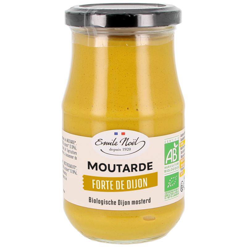 Moutarde forte de dijon bio 200g Emile Noël  dans votre magasin bio en ligne Etiketbio.eu