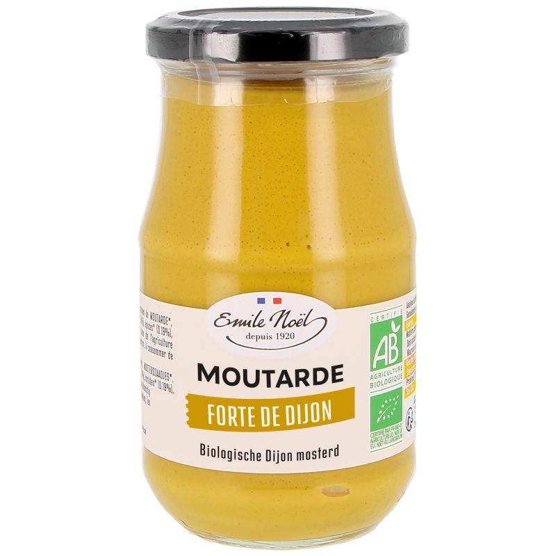 MOUTARDE FORTE DE DIJON BIO 200G | EMILE NOEL | Acheter sur EtiketB...