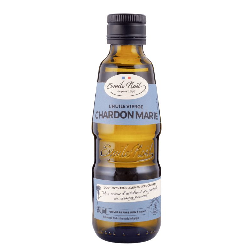 Huile vierge de chardon-marie 25cl Emile Noël dans votre magasin bio en ligne Etiketbio.eu Huile vierge de chardon-marie 25cl Emile Noël dans votre magasin bio en ligne Etiketbio.eu