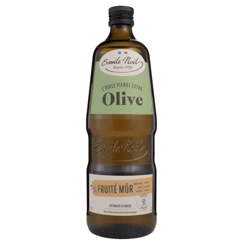 HUILE D'OLIVE VIERGE EXTRA FRUITEE MURE ESPAGNE OU TUNISIE (1L) EMILE NOEL Emile Noël  dans votre magasin bio en ligne Etiket...