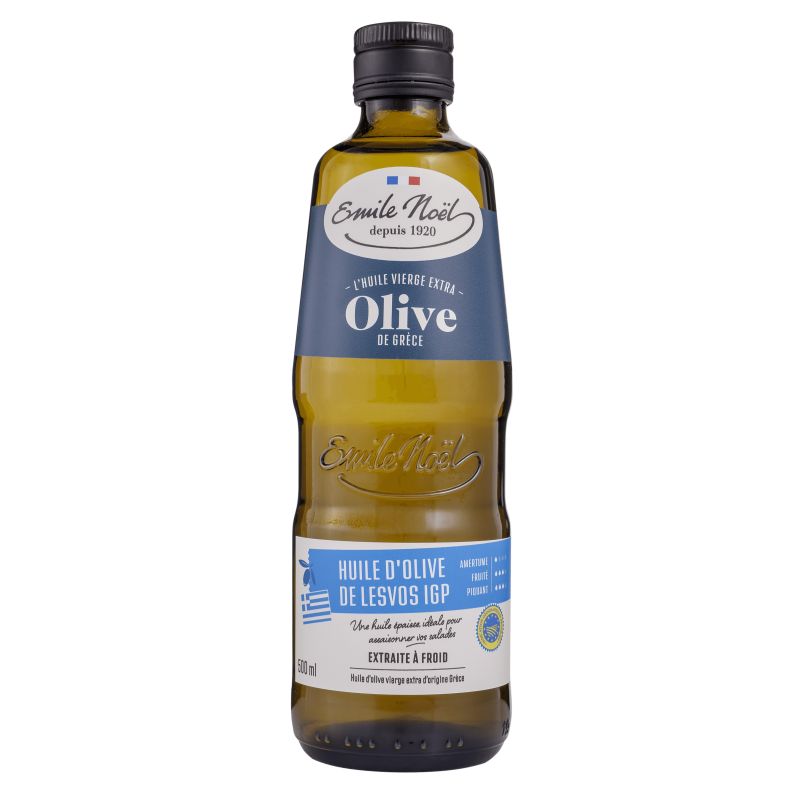 Huile d'olive vierge extra igp lesvos 50cl Emile Noël  dans votre magasin bio en ligne Etiketbio.eu