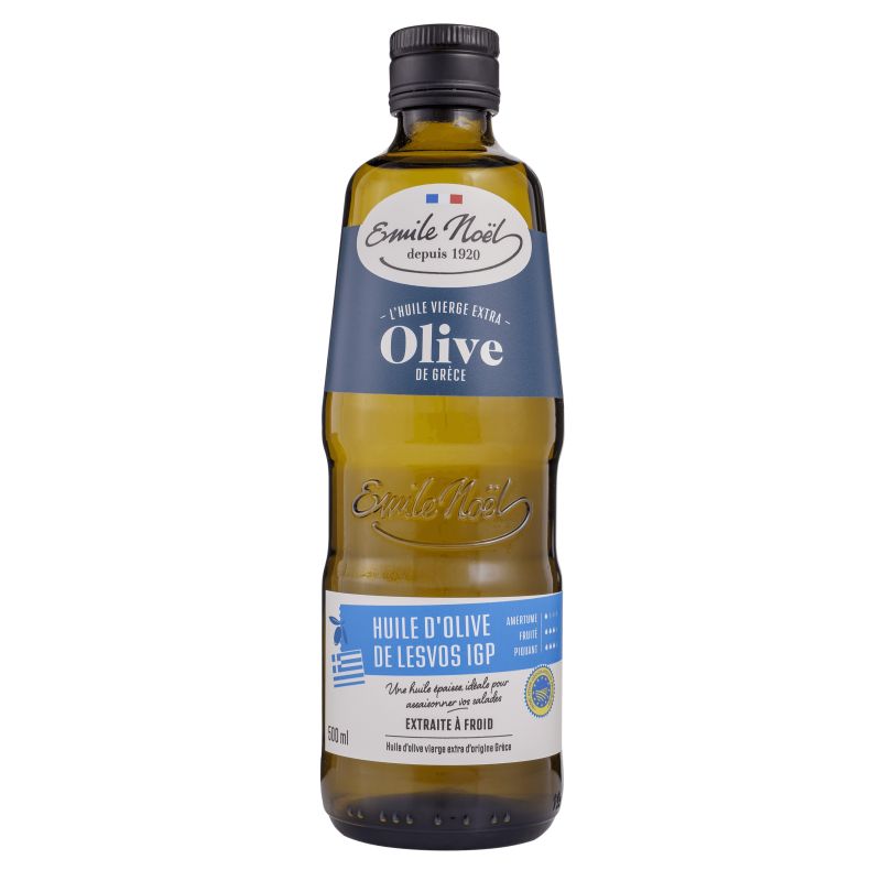 HUILE D'OLIVE VIERGE EXTRA IGP LESVOS 50CL | EMILE NOEL | Acheter s...