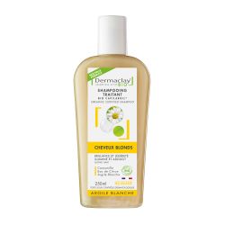 Shampooing cheveux blonds 250ml Dermaclay  dans votre magasin bio en ligne Etiketbio.eu