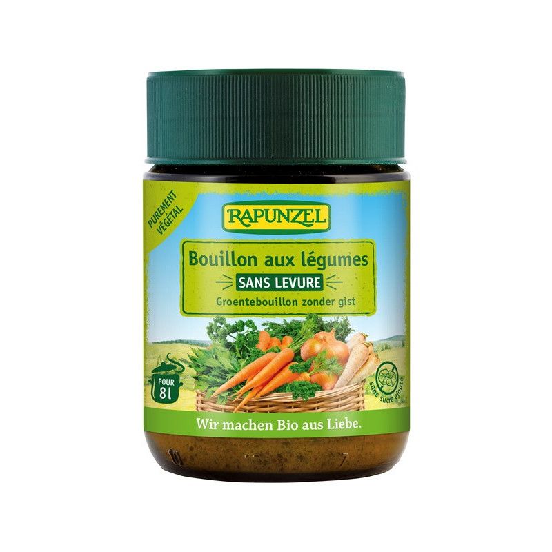 BOUILLONS AUX LEGUMES SANS LEVURE 160G | RAPUNZEL | Acheter sur Eti...