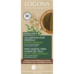 COLORATION SOIN BRUN AMBRE 100GR LOGONA  dans votre magasin bio en ligne Etiketbio.eu
