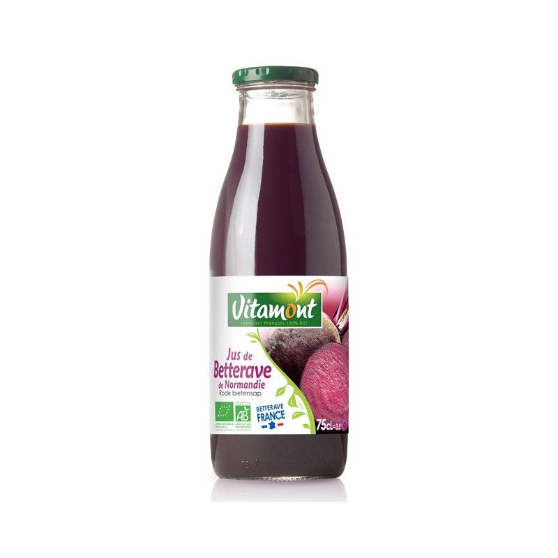 JUS DE BETTERAVE NORMANDIE 75CL | VITAMONT | Acheter sur EtiketBio.eu