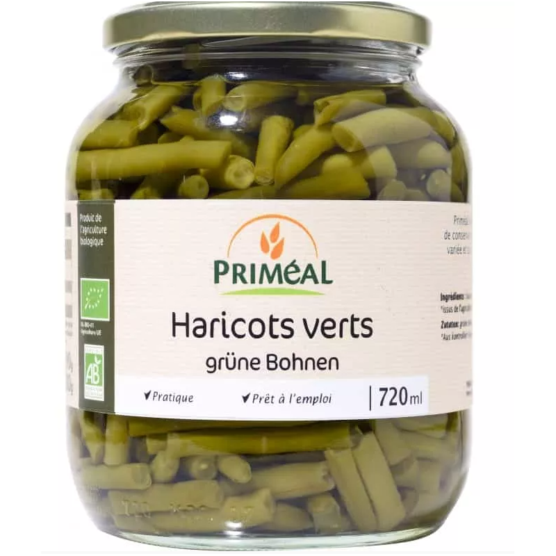 Haricots verts demeter 720ml Priméal dans votre magasin bio en ligne Etiketbio.eu Haricots verts demeter 720ml Priméal dans votre magasin bio en ligne Etiketbio.eu