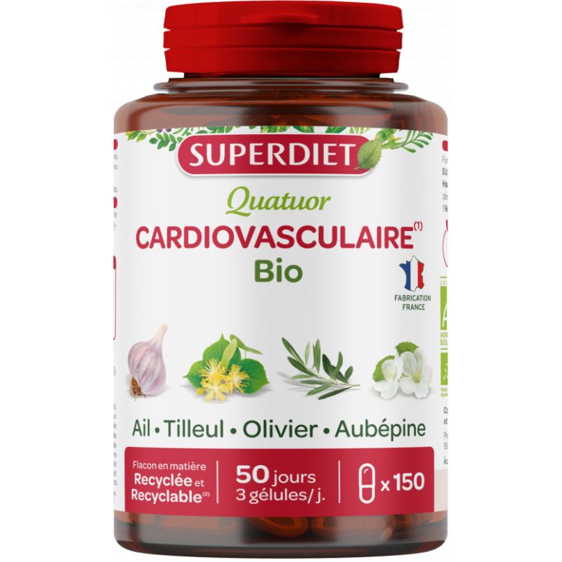 QUATUOR CARDIO 150GELS | SUPER DIET | Acheter sur EtiketBio.eu