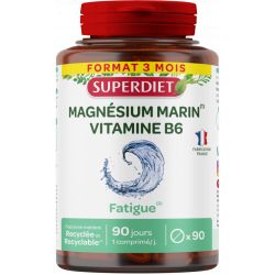 MAGNESIUM MARIN + VIT B6 90CPS | SUPER DIET | Acheter sur EtiketBio.eu
