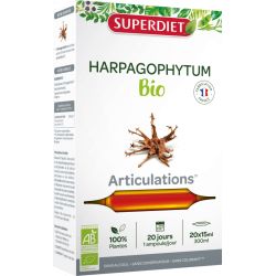 Harpagophytum bio 20 ampoules Super Diet dans votre magasin bio en ligne Etiketbio.eu