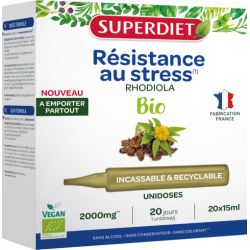 RHODIOLA BIO UNIDOSES x20 | SUPER DIET | Acheter sur EtiketBio.eu