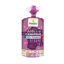 GALETTE RIZ CAMARGUE SESAME 130G | PRIMEAL | Acheter sur EtiketBio.eu