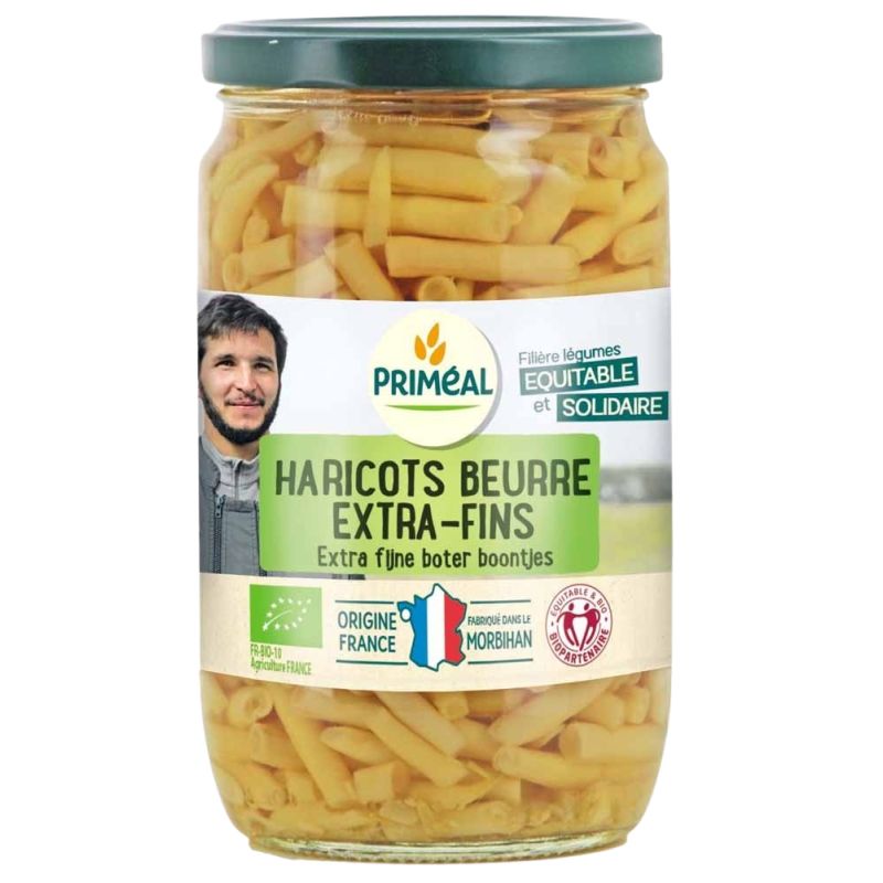 Haricots beurre extra fins france 660g Priméal dans votre magasin bio en ligne Etiketbio.eu Haricots beurre extra fins france 660g Priméal dans votre magasin bio en ligne Etiketbio.eu