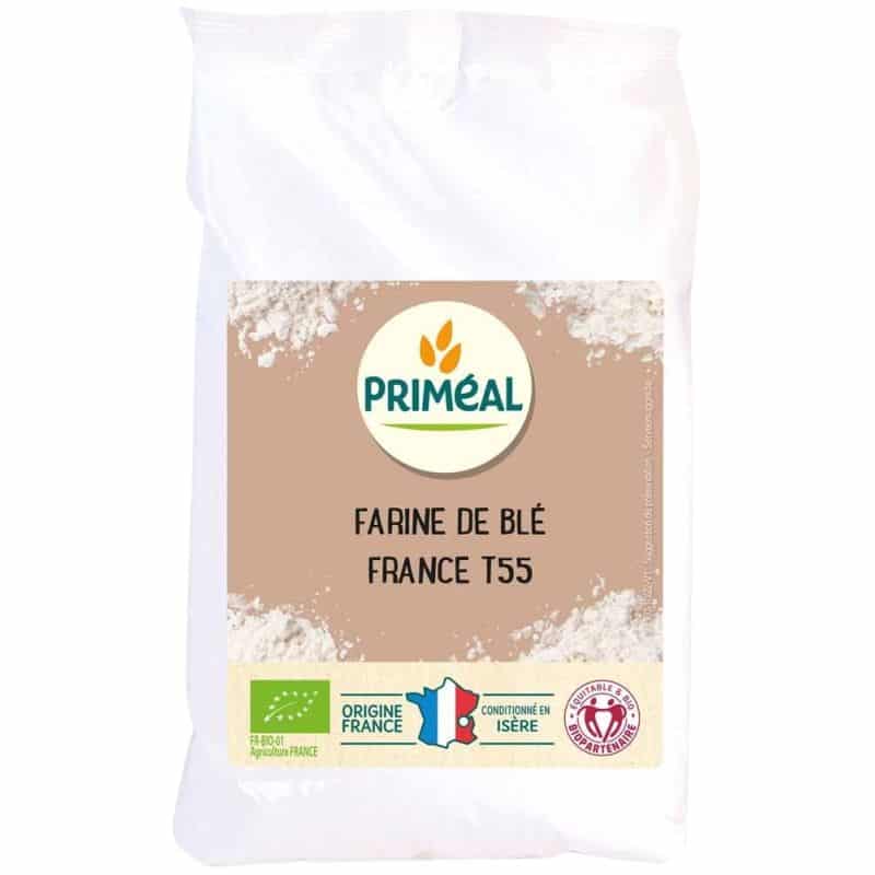 FARINE DE BLE FRANCE T55 1KG Priméal  dans votre magasin bio en ligne Etiketbio.eu