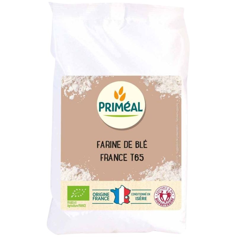 FARINE DE BLE FRANCE T65 1KG | PRIMEAL | Acheter sur EtiketBio.eu